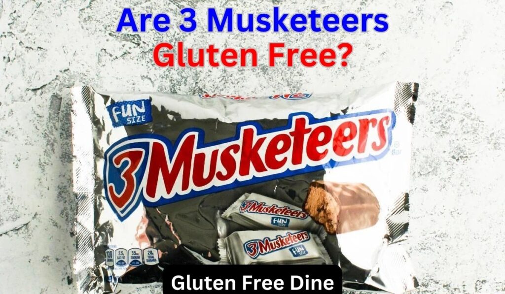 Are Three Musketeers gluten free? Featured image showing Three Musketeers candy bars.